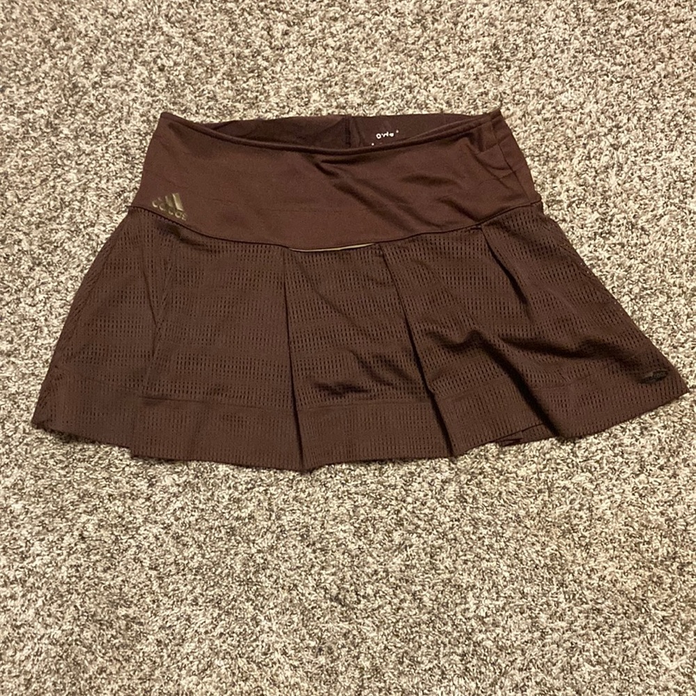 Vintage maroon Adidas tennis skirt size s